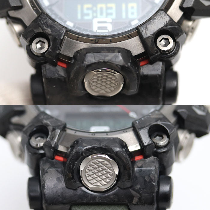 CASIO G-SHOCK Watch Madmaster Solar Black GWG-2000-1A3JF Used in Japan