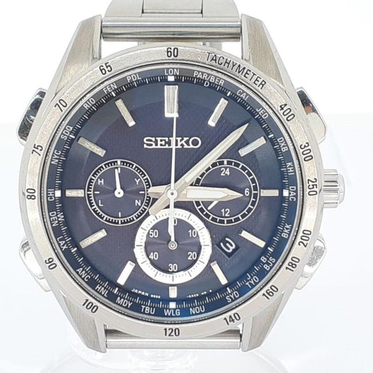Seiko Watch BRIGHTZ SAGA193(8B92-0AB0) Solar radio men's Used in Japan
