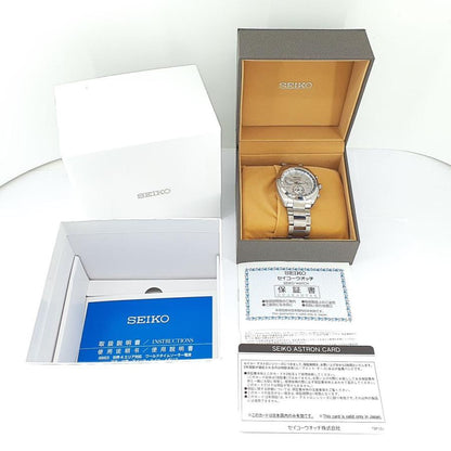 Seiko Watch Astron SBXY009(8B63-0BA0) Solar Radio Men's Watch Titanium Used in J