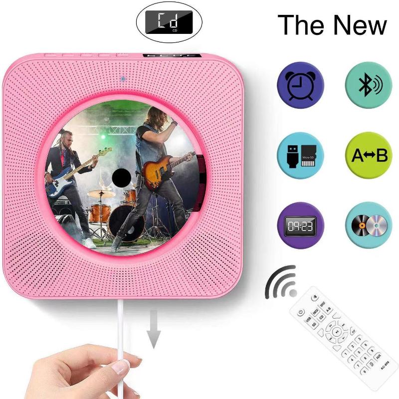 New type CD player wall-mounted multi-purpose tabletop & wall-mounted Bluetooth