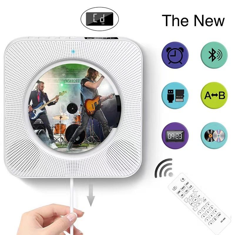 New type CD player wall-mounted multi-purpose tabletop & wall-mounted Bluetooth