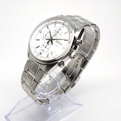 Near Mint Seiko Chronograph Quartz SSB375P Used in Japan