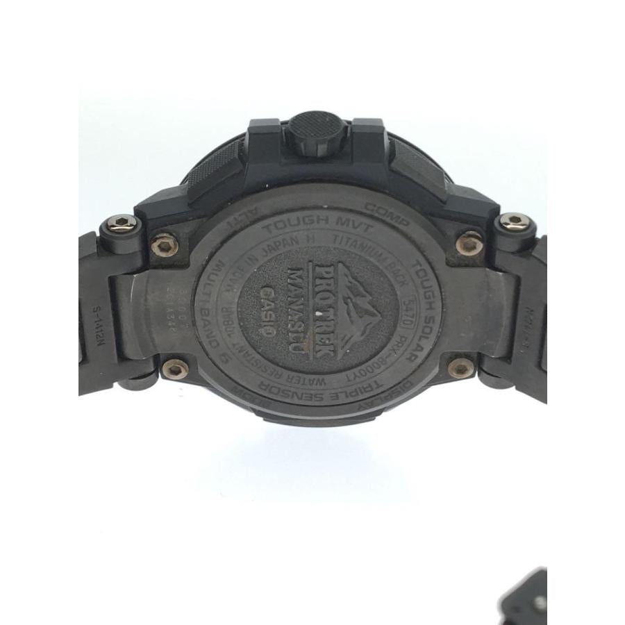 Casio ROTREK Radio solar watch PRX-8000YT-1JF MANASLU Used in Japan