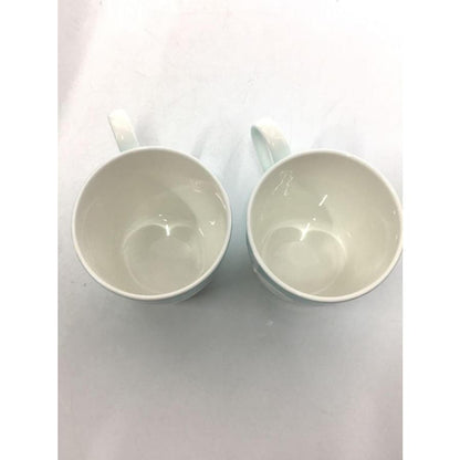 TIFFANY&Co. Western 2-piece set pair mug blue ribbon Used in Japan