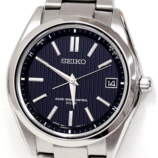 Mint Seiko Watch Brightz SAGZ083 7B24-0BH0 Radio Solar Quartz Men's