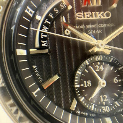 Seiko Watch Brightz SAGA145 Radio Solar Men's Used in Japan