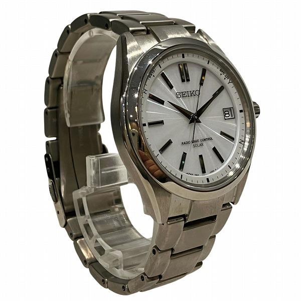 Seiko Watch Brightz 7B24-0BH0 Solar Watch Men's Used in