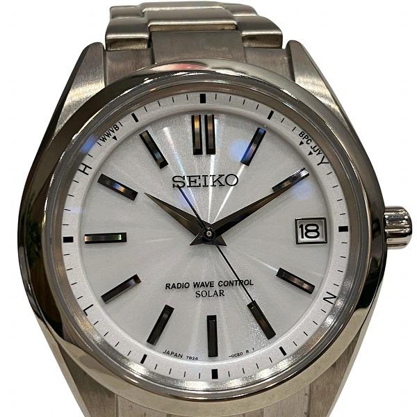 Seiko Watch Brightz 7B24-0BH0 Solar Watch Men's Used in Japan