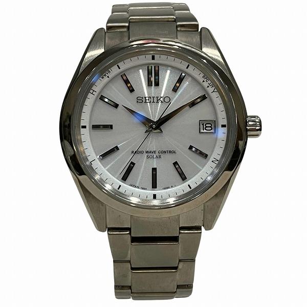 Seiko Watch Brightz 7B24-0BH0 Solar Watch Men's Used in Japan