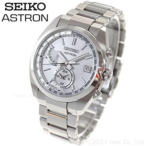 New Astron Seiko Watch Solar Radio Line SBXY009 Men's Silver From Japan
