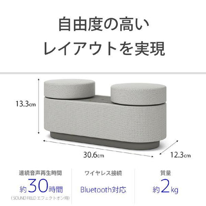 SONY Bluetooth speaker gray HT-AX7 [Bluetooth compatible] New From Japan